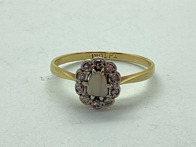 Lot 44 - An Unusual Diamond Set Cluster Ring, of...