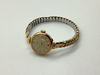 Lot 233 - TREBEX; A 9ct Gold Cased Ladies Wristwatch,...