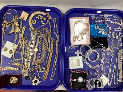 Lot 191 - A Selection of Gilt Coloured Costume Jewellery,...