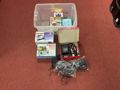 Lot 447 - A quantity of model railway control equipment...