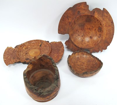 Lot 1444 - Geoff Peace (Wakefield); Burr Elm Bark edged...