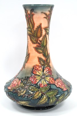 Lot 1152 - A Moorcroft Pottery Vase, of compressed...
