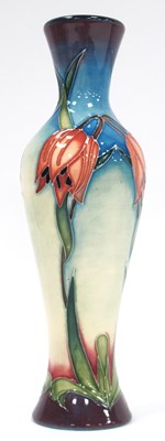 Lot 1149 - A Moorcroft Pottery Vase, of slender baluster...