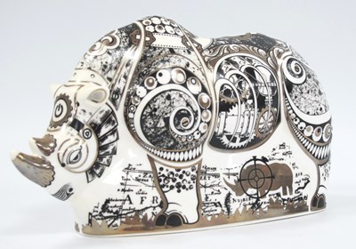 Lot 1163 - A Royal Crown Derby Porcelain Paperweight...