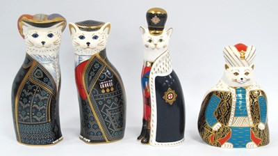 Lot 1173 - Four Royal Crown Derby Porcelain Paperweights '...
