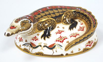 Lot 1176 - A Royal Crown Derby Porcelain Paperweight...