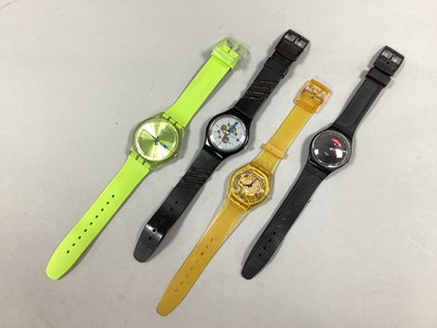 Lot 222 - SWATCH; A Collection of Four Modern...