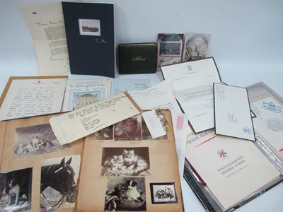 Lot 1417 - An Interesting Collection of Ephemera,...