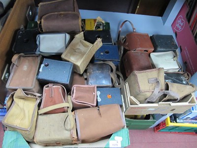 Lot 1070 - Cameras; A large collection of box cameras to...