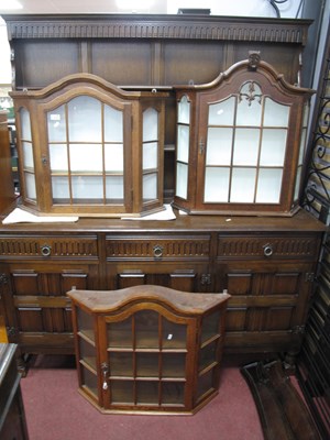 Lot 1578 - Three Dome Topped Table Top Display Cabinets,...