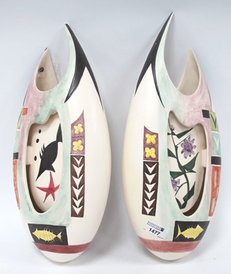 Lot 1477 - 'Alcyone Italy', pair of mid XX Century Art...