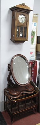 Lot 1561 - XIX Century Style Hardwood Dressing Mirror and...