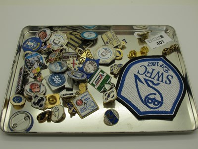 Lot 401 - Sheffield Wednesday Metal and Other Lapel...