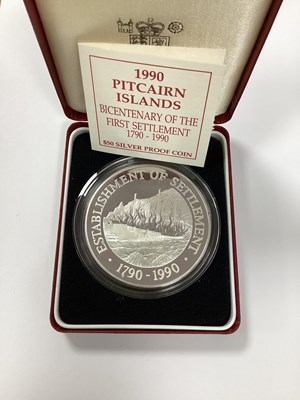 Lot 647 - 1990 Royal Mint Pitcairn Islands Five Ounce...
