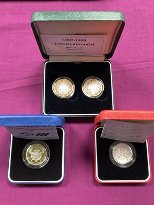 Lot 628 - Four Royal Mint Silver Proof £2 Coins,...