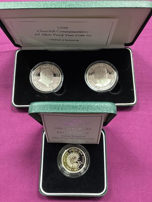Lot 629 - 1999 Royal Mint Guernsey And Alderney Silver...
