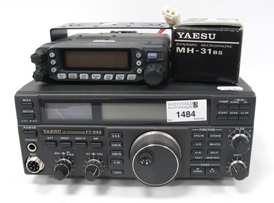 Lot 1484 - Amateur Radio Equipment - Yaesu HF Transceiver...