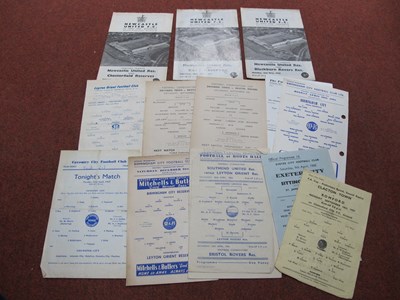 Lot 574 - Reserves Programmes, 55-6 Southend v. Orient,...