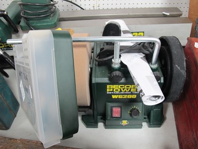 Lot 1143A - A Record Power WG200 Wet Stone Sharpening...
