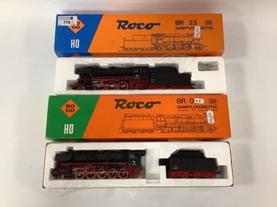 Lot 776 - Two Roco 'HO' Gauge Continental Outline Steam...