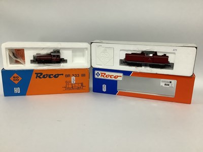 Lot 806 - Two Roco 'HO' Gauge Continental Outline Diesel...