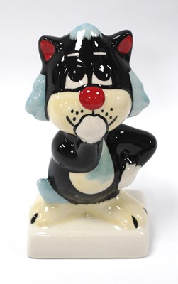 Lot 1311 - Lorna Bailey 'Speak No Evil The Cat', 14cm high.