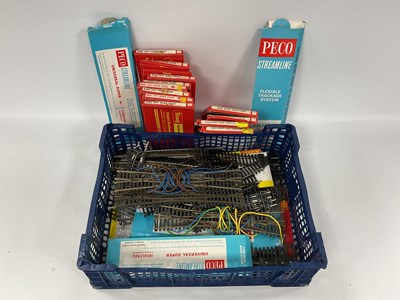 Lot 483 - Thirty 4mm Points, Slips, etc by Peco, Hornby,...