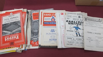 Lot 569 - 1950s Programmes - Exeter, Nottingham Forest,...