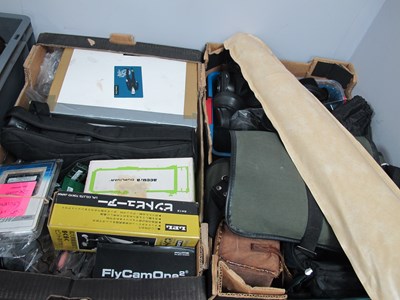 Lot 1045 - Camera accessories to include various camera...