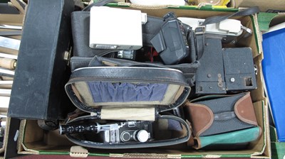 Lot 1104 - Bell Howell Cine Camera, Bolex Paillard Cine...