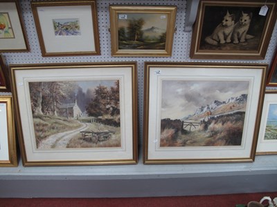 Lot 1540 - (Peter) Holloway (Dronfield Artist) - Moorland...