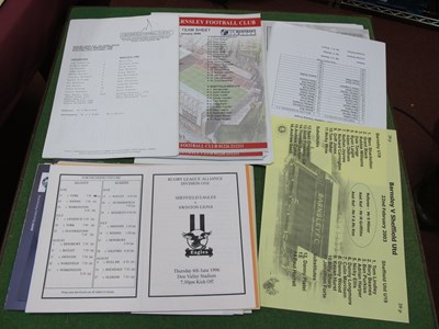 Lot 678 - Academy, Youths, U-21s, teamsheets, mainly...