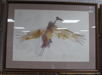 Lot 1524 - Bacon (Sheffield Artist) Watercolour Bird of...