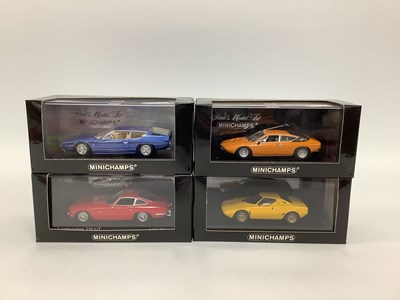 Lot 700 - Four Minichamps 1:43rd Scale Diecast Model...