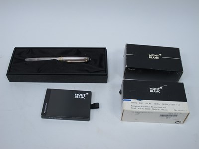 Lot 1198 - A Mont Blanc Meisterstuck Silver Plated...