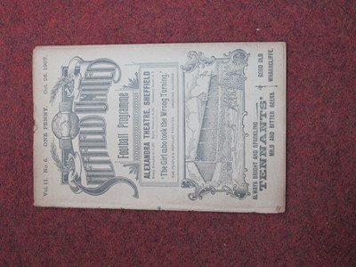 Lot 537 - 1907-8 Sheffield United v. Sunderland...