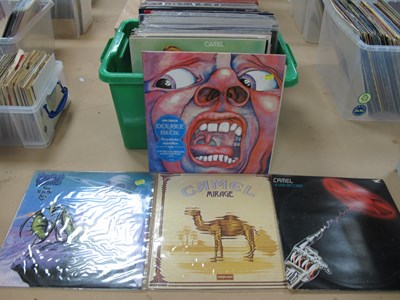 Lot 663 - Over Forty Rock LP's, including King Crimson -...