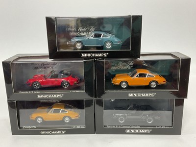 Lot 660 - Five Minichamps 1:43rd Scale Diecast Model...