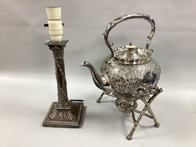 Lot 220 - A Late Victorian Hallmarked Silver Candlestick...