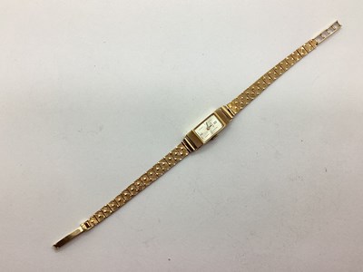 Lot 288 - Rotary; A 9ct Gold Cased Ladies Wristwatch,...