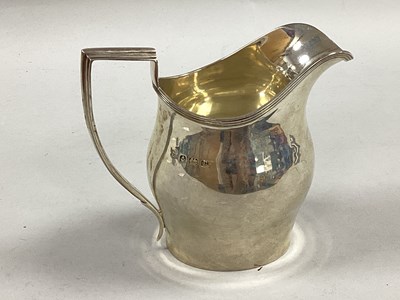 Lot 6 - A Hallmarked Silver Jug, Nathan & Hayes,...