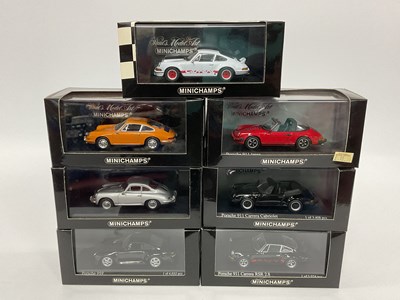 Lot 658 - Seven Minichamps 1:43rd Scale Diecast Model...