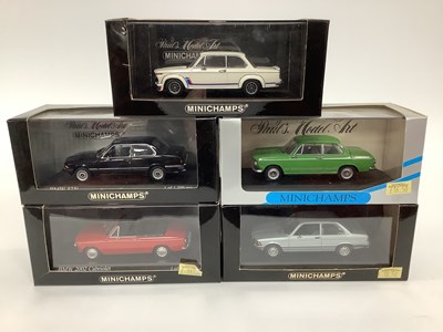 Lot 706 - Five Minichamps 1:43rd Scale Diecast Model...