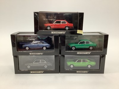 Lot 723 - Five Minichamps 1:43rd Scale Diecast Model...