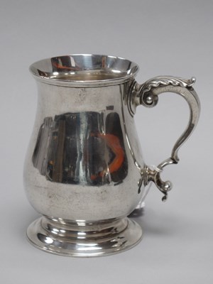Lot 26 - A Victorian Hallmarked Silver Mug, GA, London...