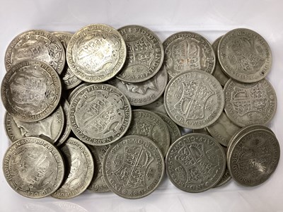 Lot 567 - Collection Of GB Pre 1947 Silver Half Crowns,...