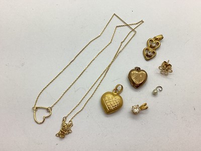 Lot 55 - A 9ct Gold Heart Shape Locket, of part...