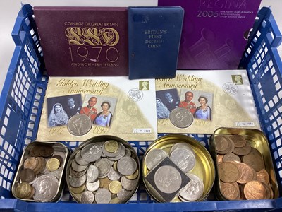 Lot 64 - A Collection Of GB And World Coins, including...