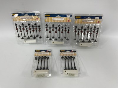 Lot 854 - Thirty-two Lemax "Christmas Village" battery...