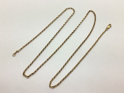 Lot 49 - A Belcher Link Chain, of uniform design, 66cm...